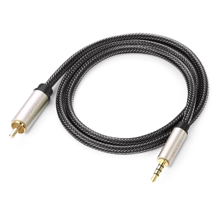 UGREEN 3.5mm to RCA Audio Cable Xiaomi Mi 1/2 TV Digital SPDIF Cable, Length: 2m (Black)