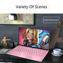 F20 Laptop, 14 inch, 12GB+256GB, Windows 10 OS, Intel Celeron N5095 Quad Core 2.0-2.9GHz, Support TF Card & Bluetooth & WiFi, US Plug(Rose Gold)