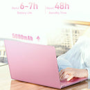 F20 Laptop, 14 inch, 12GB+512GB, Windows 10 OS, Intel Celeron N5095 Quad Core 2.0-2.9GHz, Support TF Card & Bluetooth & WiFi, US Plug(Rose Gold)
