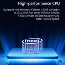 F20 Laptop, 14 inch, 12GB+1TB, Windows 10 OS, Intel Celeron N5095 Quad Core 2.0-2.9GHz, Support TF Card & Bluetooth & WiFi, US Plug(Rose Gold)