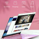 F20 Laptop, 14 inch, 12GB+1TB, Windows 10 OS, Intel Celeron N5095 Quad Core 2.0-2.9GHz, Support TF Card & Bluetooth & WiFi, US Plug(Rose Gold)