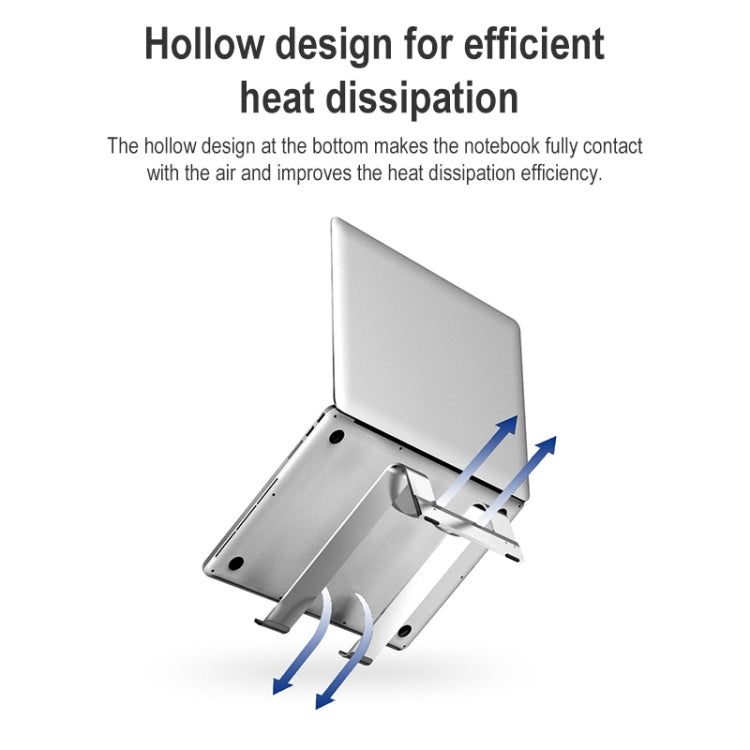 Original Xiaomi Youpin IQUNIX L-Stand Universal Holder for 12-15.6 inch Laptop(Silver)