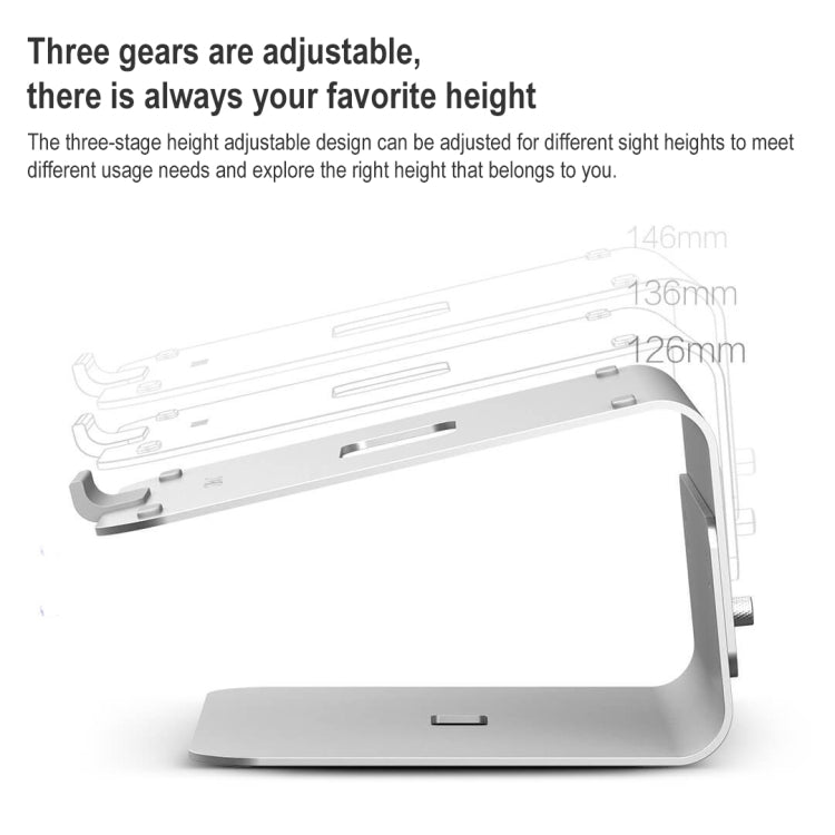 Original Xiaomi Youpin IQUNIX E-Stand Universal Holder for 12-15.6 inch Laptop(Silver)