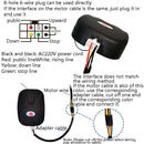 Electric Garage Door Controller Rolling Door Roll Gate Remote Control Plug-Chain Motor Receiver with Cable