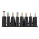 5.5x2.1mm Female to Multiple Male Interfaces 8 in 1 Power Adapters Set for HP / Sony / Acer / ASUS / DELL Laptop Notebook