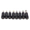 5.5x2.1mm Female to Multiple Male Interfaces 8 in 1 Power Adapters Set for HP / Sony / Acer / ASUS / DELL Laptop Notebook