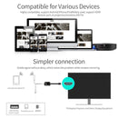 MiraScreen G9 Plus 4K 2.4G WiFi Wireless Display Dongle HDMI TV Stick for Windows & Android & iOS & Mac OS, Support New iOS(Black)
