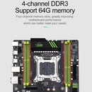 JINGSHA X79 64G Four Channel DDR3 Computer Motherboard with M.2 Port