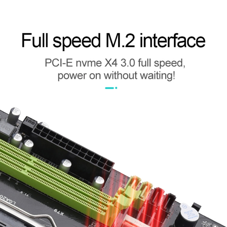 JINGSHA X79 64G Four Channel DDR3 Computer Motherboard with M.2 Port