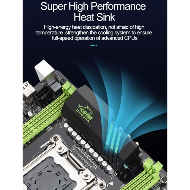 JINGSHA X79 64G Four Channel DDR3 Computer Motherboard with M.2 Port