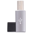USB-C / Type C Female to USB 2.0 B MIDI Male Adapter for Electronic Instrument / Printer / Scanner / Piano (Grey)