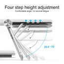 MOMAX KH2 FOLD STAND Elite Aircraft Computer Folding Holder Bracket (White)