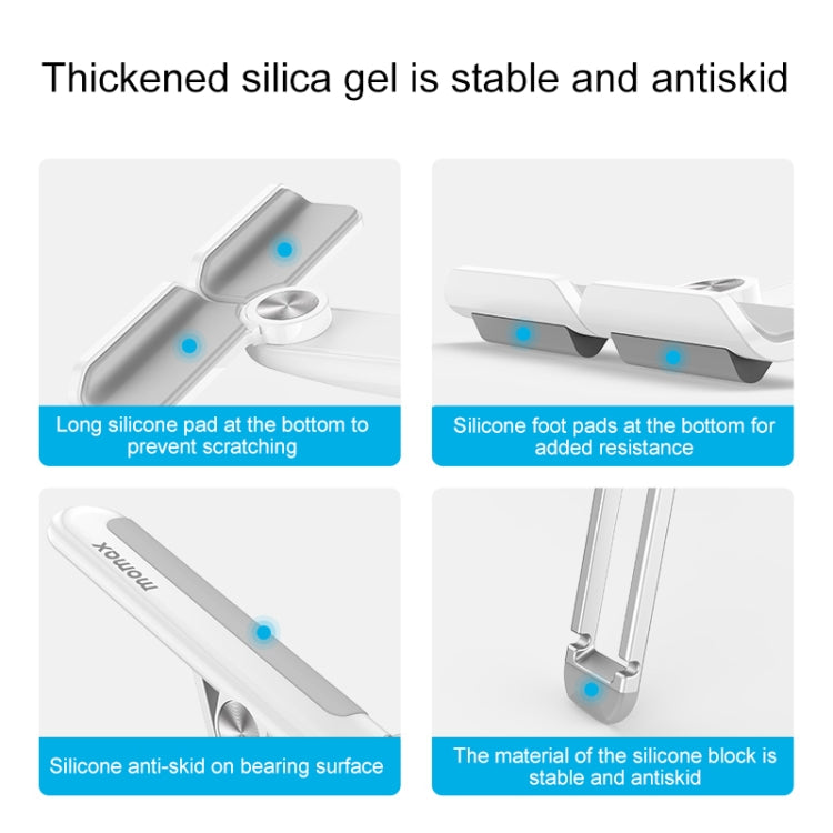 MOMAX KH2 FOLD STAND Elite Aircraft Computer Folding Holder Bracket (Black)