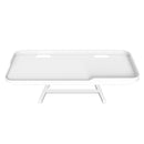 Computer Monitor Router Storage Bracket Television Set-top Box Shelf (White)