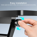 Computer Monitor Router Storage Bracket Television Set-top Box Shelf (Black)