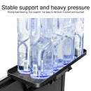 Computer Monitor Router Storage Bracket Television Set-top Box Shelf (Black)