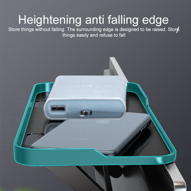 Computer Monitor Router Storage Bracket Television Set-top Box Shelf (White)