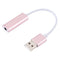 HIFI Magic Voice 7.1CH USB Sound Card (Pink)