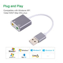 HIFI Magic Voice 7.1CH USB Sound Card (Grey)