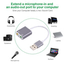 HIFI Magic Voice 7.1CH USB Sound Card (Grey)