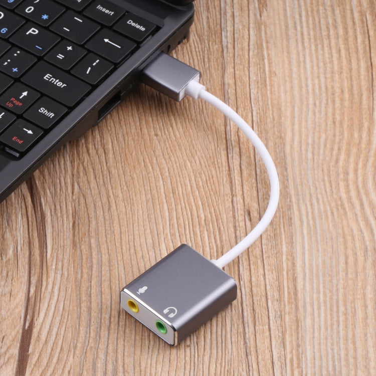 HIFI Magic Voice 7.1CH USB Sound Card (Grey)