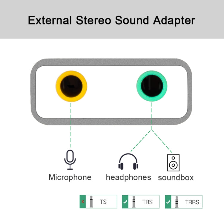 HIFI Magic Voice 7.1CH USB Sound Card (Gold)
