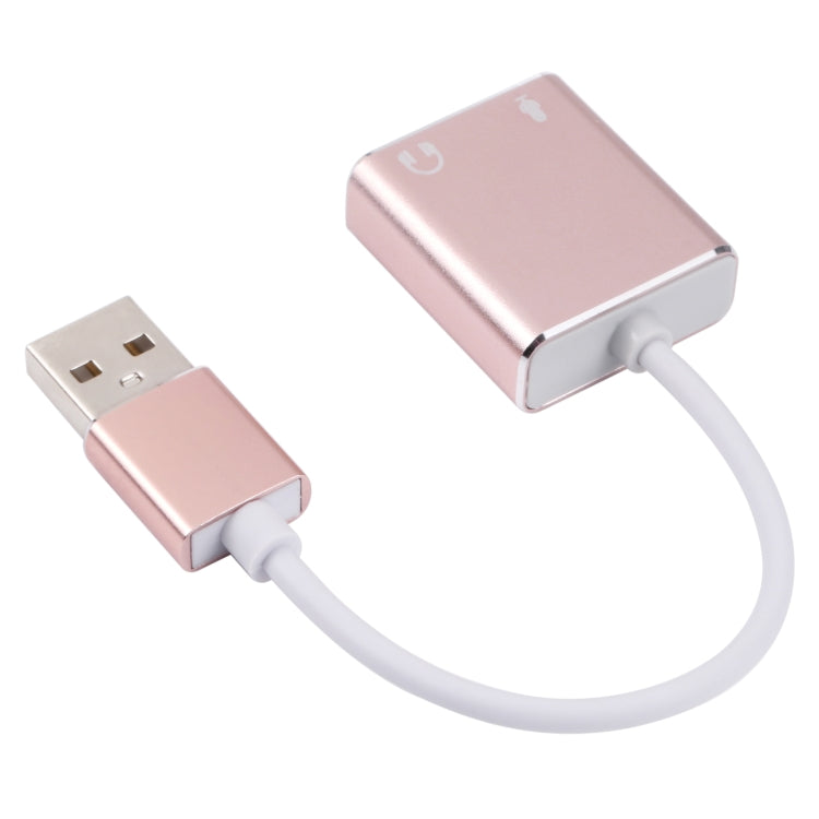 HIFI Magic Voice 7.1CH USB Sound Card (Rose Gold)