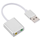HIFI Magic Voice 7.1CH USB Sound Card (Silver)