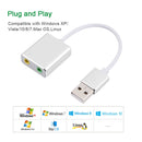 HIFI Magic Voice 7.1CH USB Sound Card (Silver)