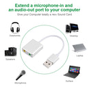 HIFI Magic Voice 7.1CH USB Sound Card (Silver)