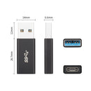 Type-C / USB-C to USB 3.0 AM Adapter(Black)