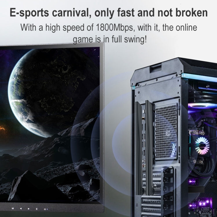 COMFAST CF-AX180 PRO 1800Mbps PCI-E Bluetooth 5.2 Dual Frequency Gaming WiFi 6 Wireless Network Card