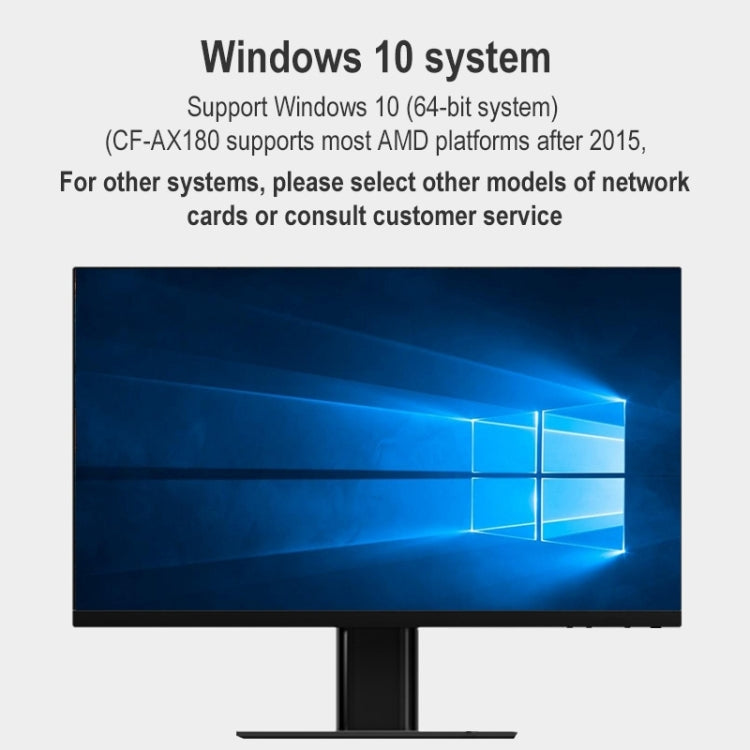 COMFAST CF-AX180 PRO 1800Mbps PCI-E Bluetooth 5.2 Dual Frequency Gaming WiFi 6 Wireless Network Card