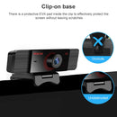 K04 2K 4MP USB 2.0 Drive-free Clip-on Computer Conference Camera with Holder, Cable Length: 1.5m