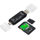 D-178 5 In 1 Type-C / USB-C Multi-function Card Reader (Black)