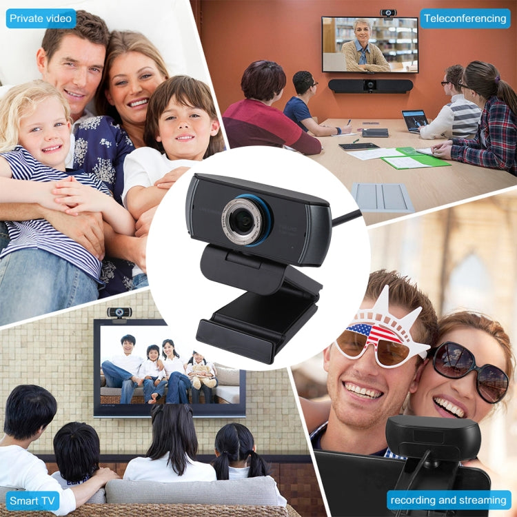 HD USB Stream Camera Webcam with Microphone