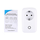 WiFi Smart Power Plug Socket with USB Port, Android 3.0+ & iOS 6.1+ Supported, Remote Control, Timing Switch, Charging Protection, EU Plug