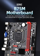 SZMZ B75M 16G DDR3 x 2 High Speed Transmission Computer Motherboard