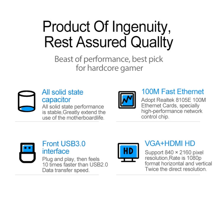 SZMZ B75M 16G DDR3 x 2 High Speed Transmission Computer Motherboard