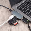 4 in 1 USB-C / Type-C Male to USB-C / Type-C + USB 3.0 + Dual USB Female Adapter