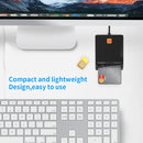 Rcoketek CR301 Smart CAC Card Reader USB 2.0 Bank Card SIM Card Tax Reader (Black)