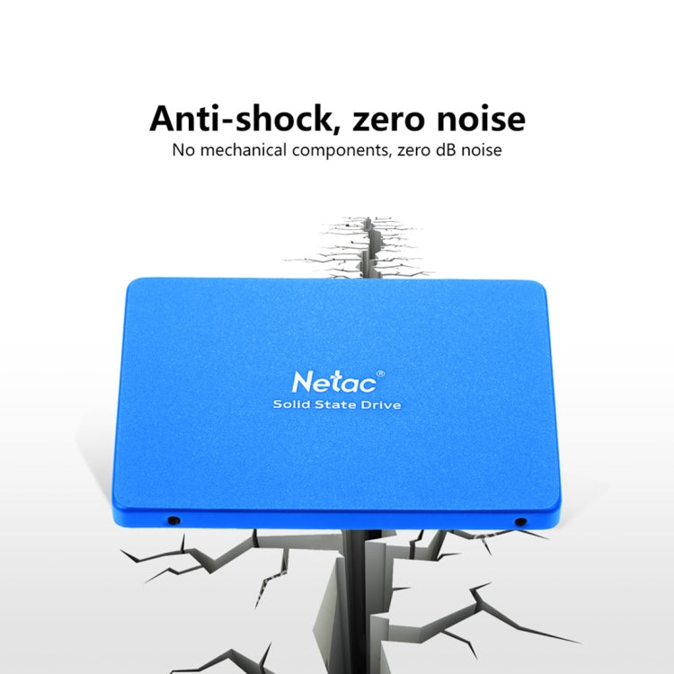 Netac N600S Internal SSD 128GB 2.5 inch SATA 6Gb/s Extraordinary TLC Caching Algorithm R / W Speed 500MB/s 400MB/s Solid State Drive