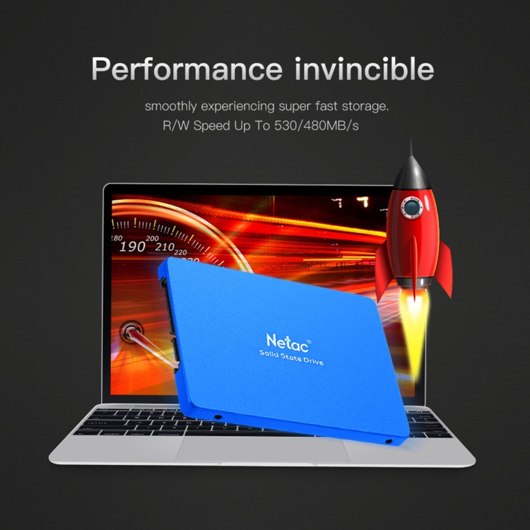 Netac N600S Internal SSD 128GB 2.5 inch SATA 6Gb/s Extraordinary TLC Caching Algorithm R / W Speed 500MB/s 400MB/s Solid State Drive