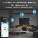 NEO NAS-RT01W WiFi Smart Color Screen Infrared Air Conditioner Controller Thermostat(Black)