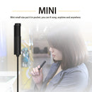 Yanmai SF555 Mini Professional 3.5mm Jack Studio Stereo Condenser Recording Microphone, Cable Length: 1.5m, Compatible with PC and Mac for Live Broadcast Show, KTV, etc.(Black)