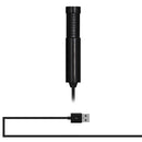 Yanmai SF555B Mini Professional USB 2.0 Studio Stereo Condenser Recording Microphone, Cable Length: 1.5m, Compatible with PC and Mac for Live Broadcast Show, KTV, etc.(Black)