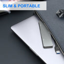 Rocketek CR308 USB3.0 Multi-function Card Reader CF / CFast / SD / MS / TF Card 5 in 1 (Silver Grey)