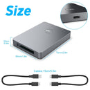 Rocketek CR316 USB3.1 Gen2 CFexpress Type B Card Reader(Silver Grey)
