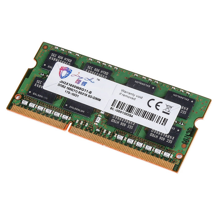 JingHai 1.5V DDR3 1600MHz 8GB Memory RAM Module for Laptop
