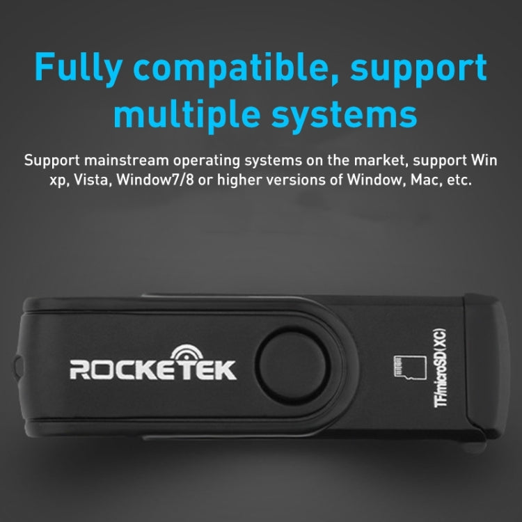 Rocketek CR5 USB3.0 Multi-function SD / TF Card Reader